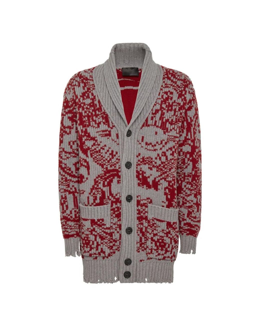 Cardigans Philipp Plein de hombre de color Red