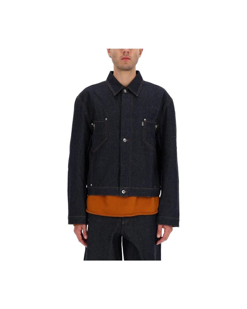 YMC Black Denim Jackets for men