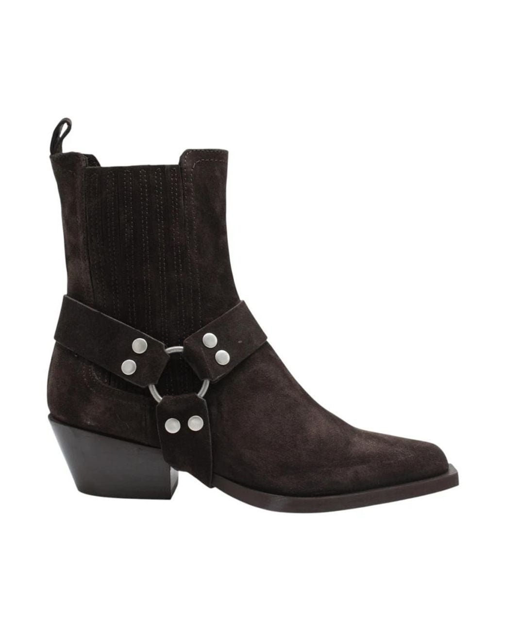 Bibi Lou Brown Cowboy & Biker Boots