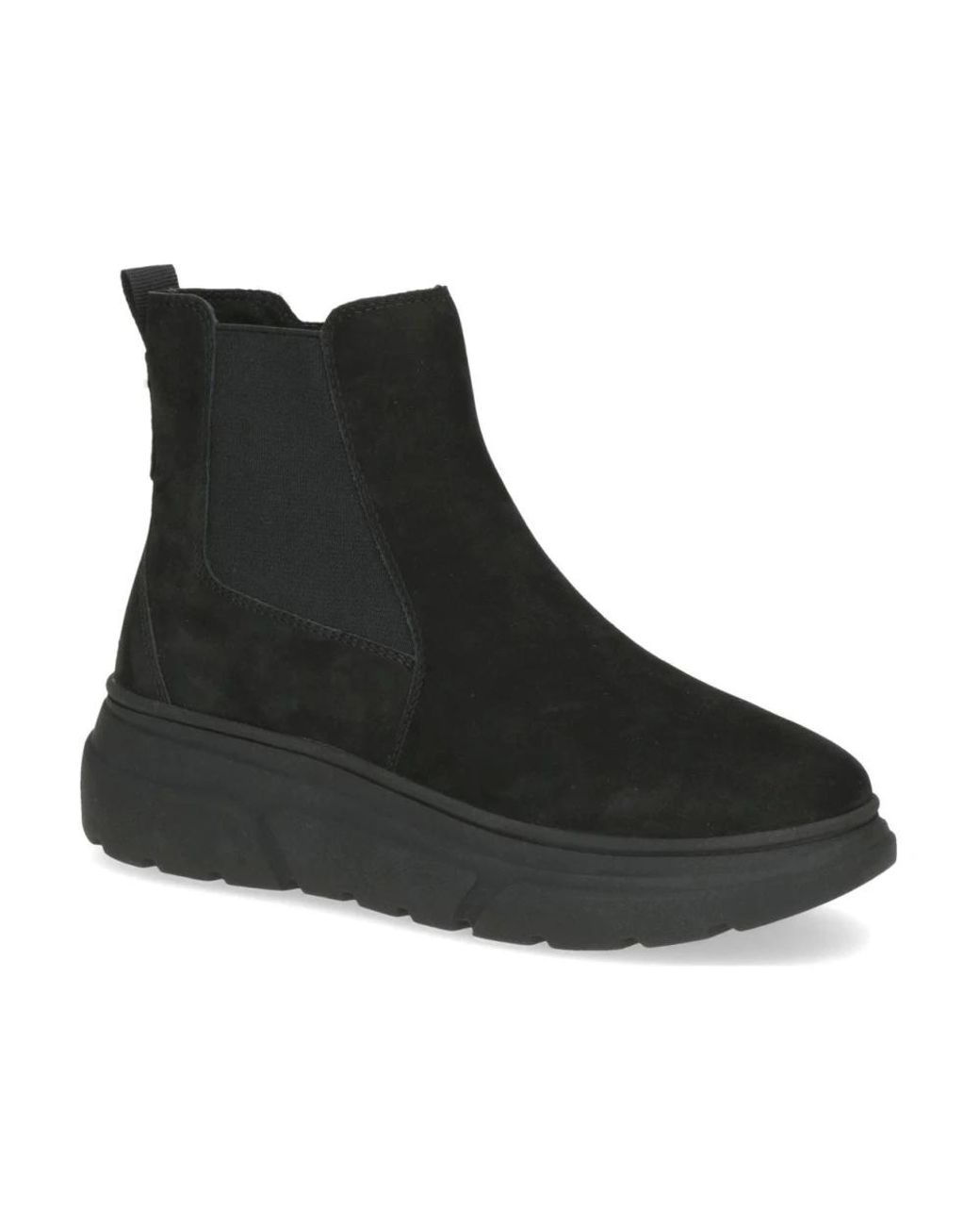 Caprice Black Chelsea Boots