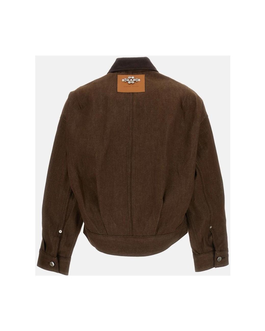 Simone Rocha Brown Workwear Jacket