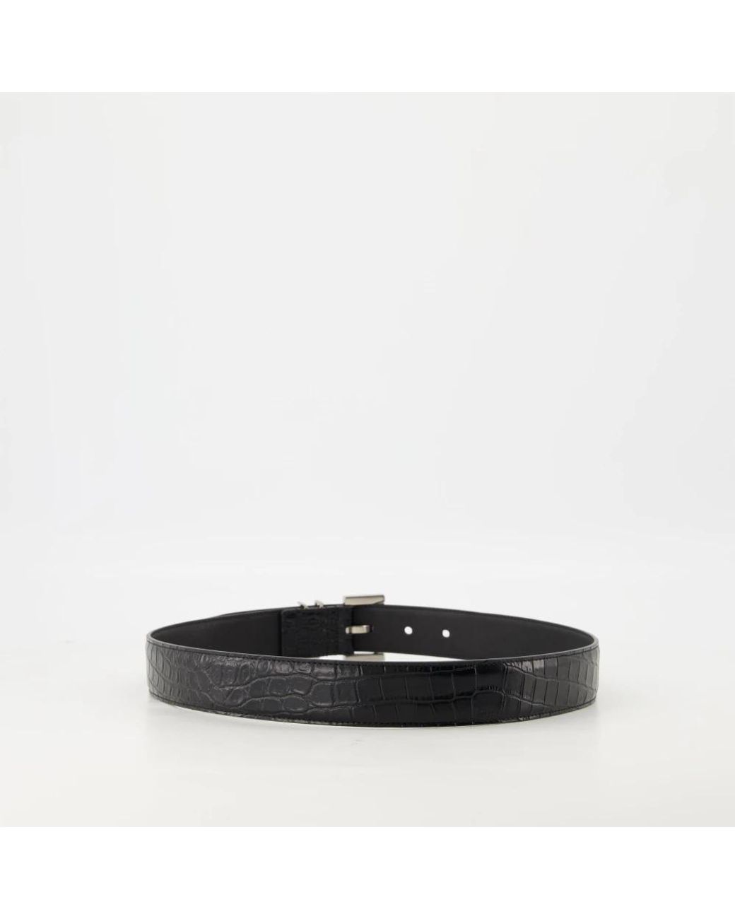 Saint Laurent Black Belts for men