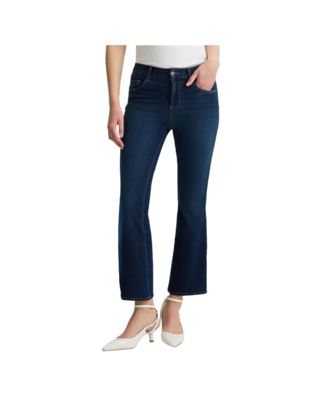 Liu Jo Jeans ,Blauw ,Katoen High Waist Flare Jeans in het Blue