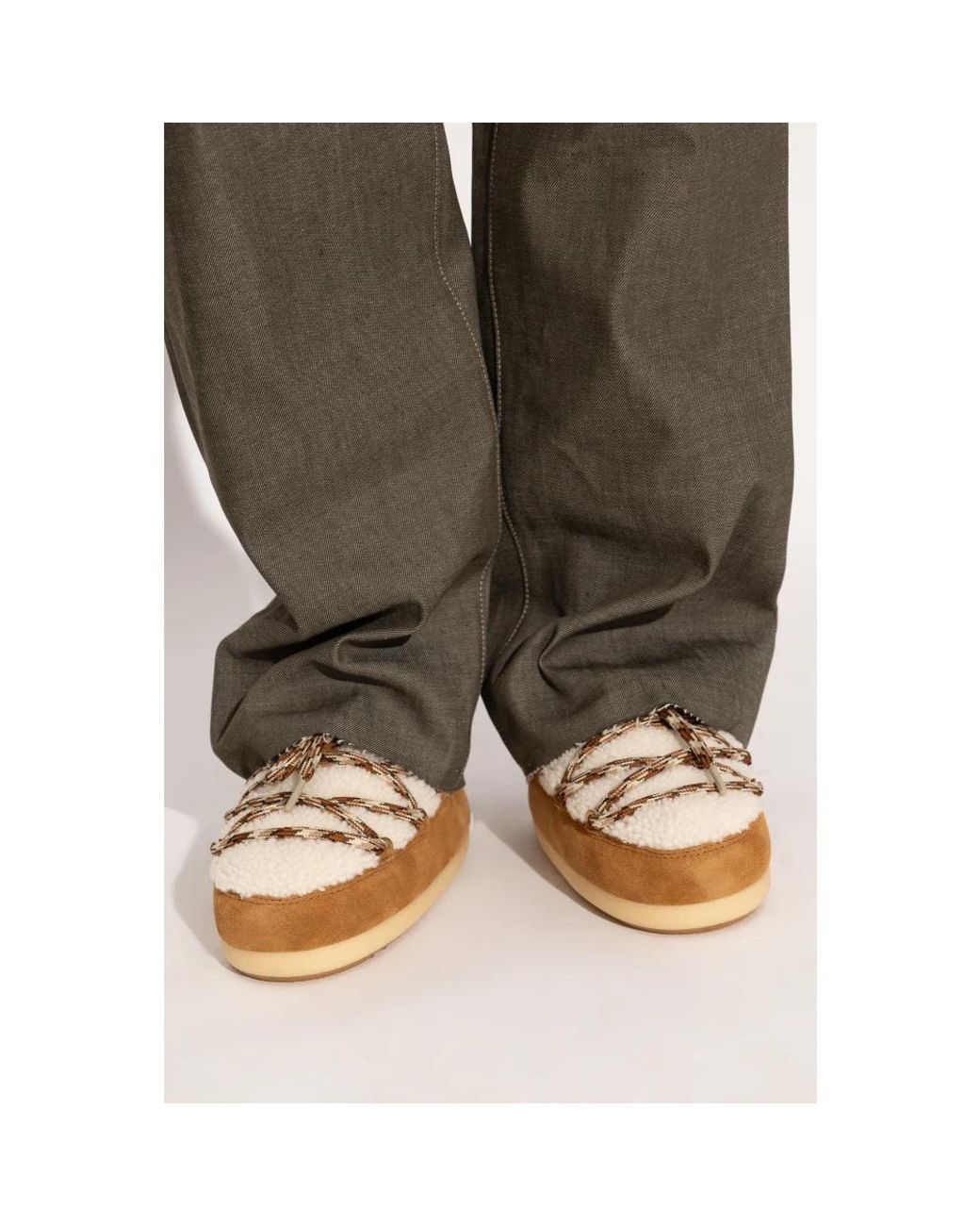 Mules Moon Boot en coloris Brown