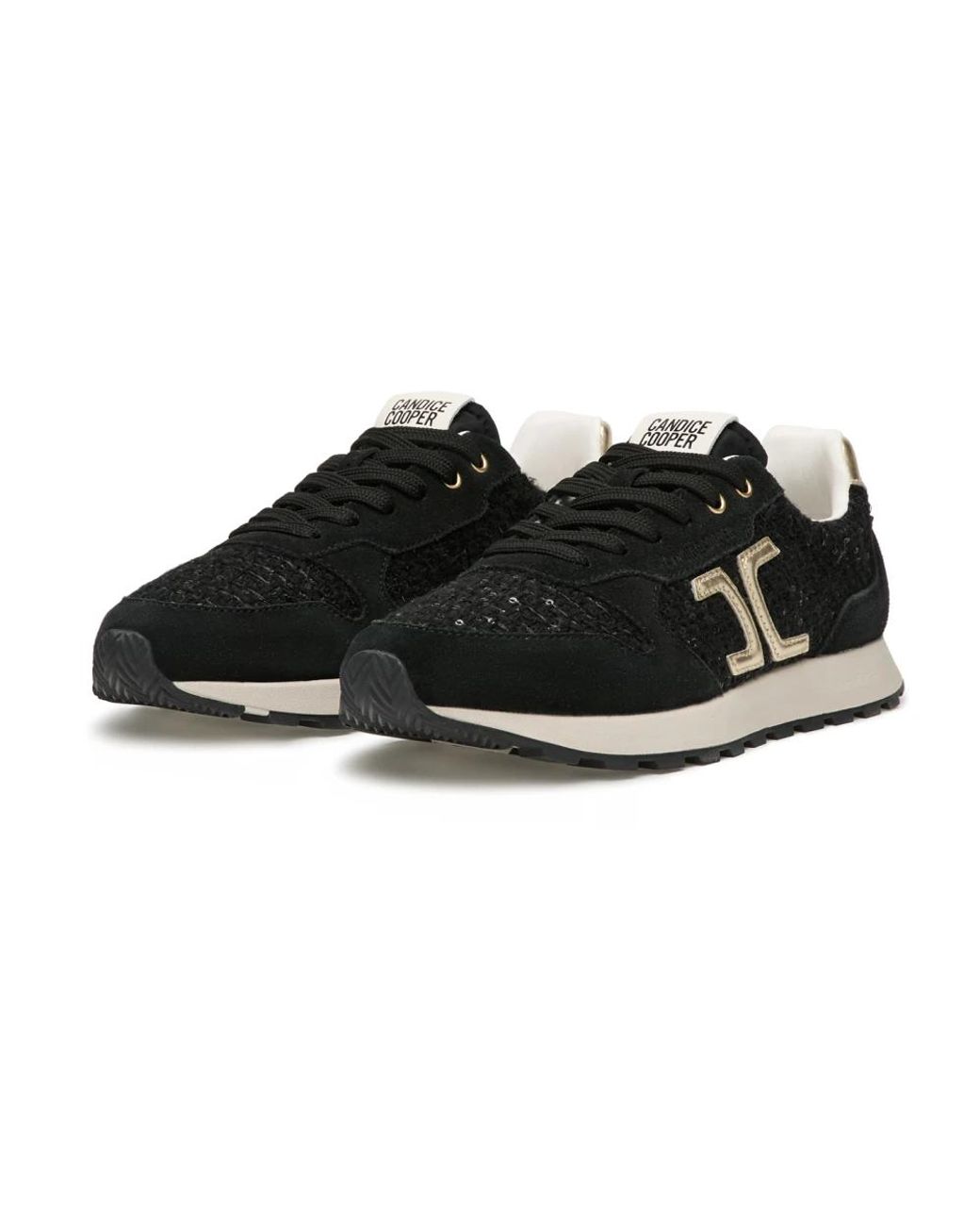 Candice Cooper Black Sneakers
