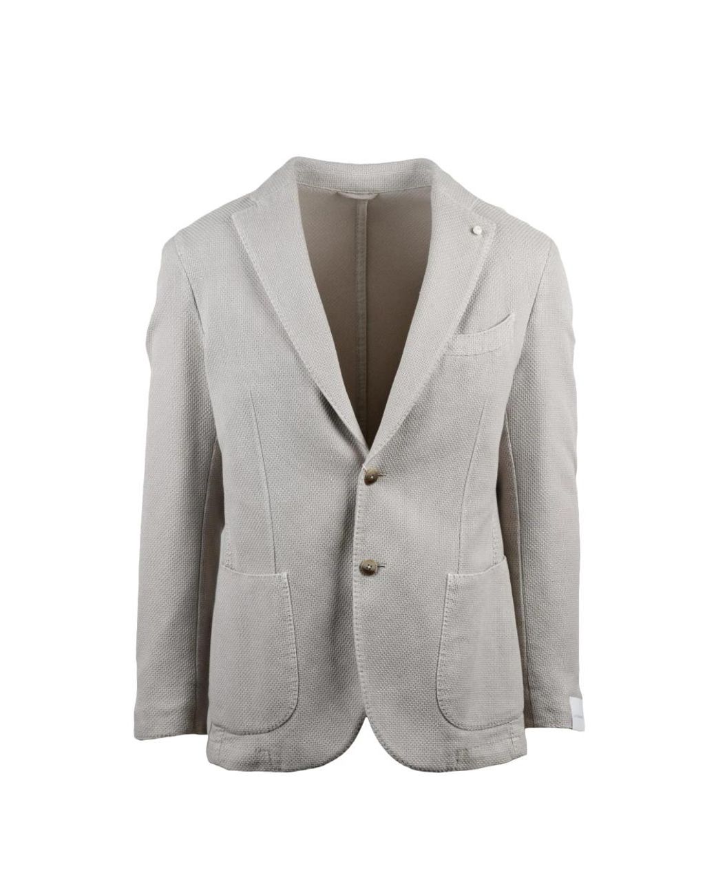 Luigi Bianchi Gray Blazers for men
