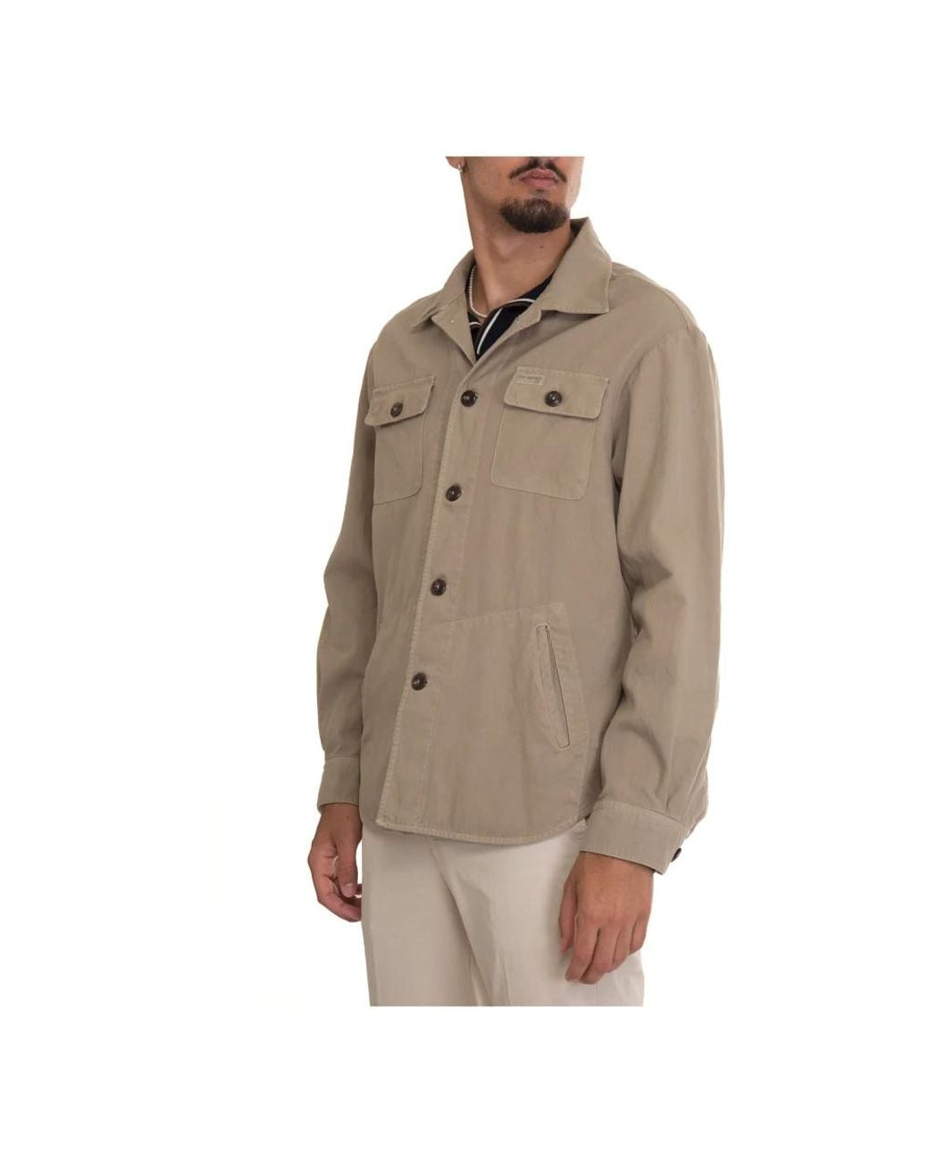 Fay Brown Light Jackets for men
