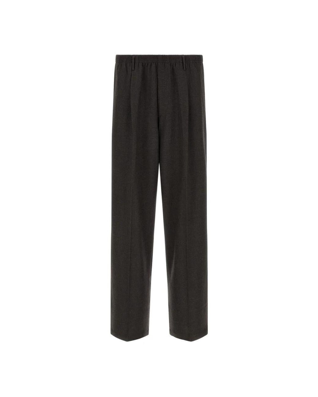 Cellar Door Black Straight Trousers for men