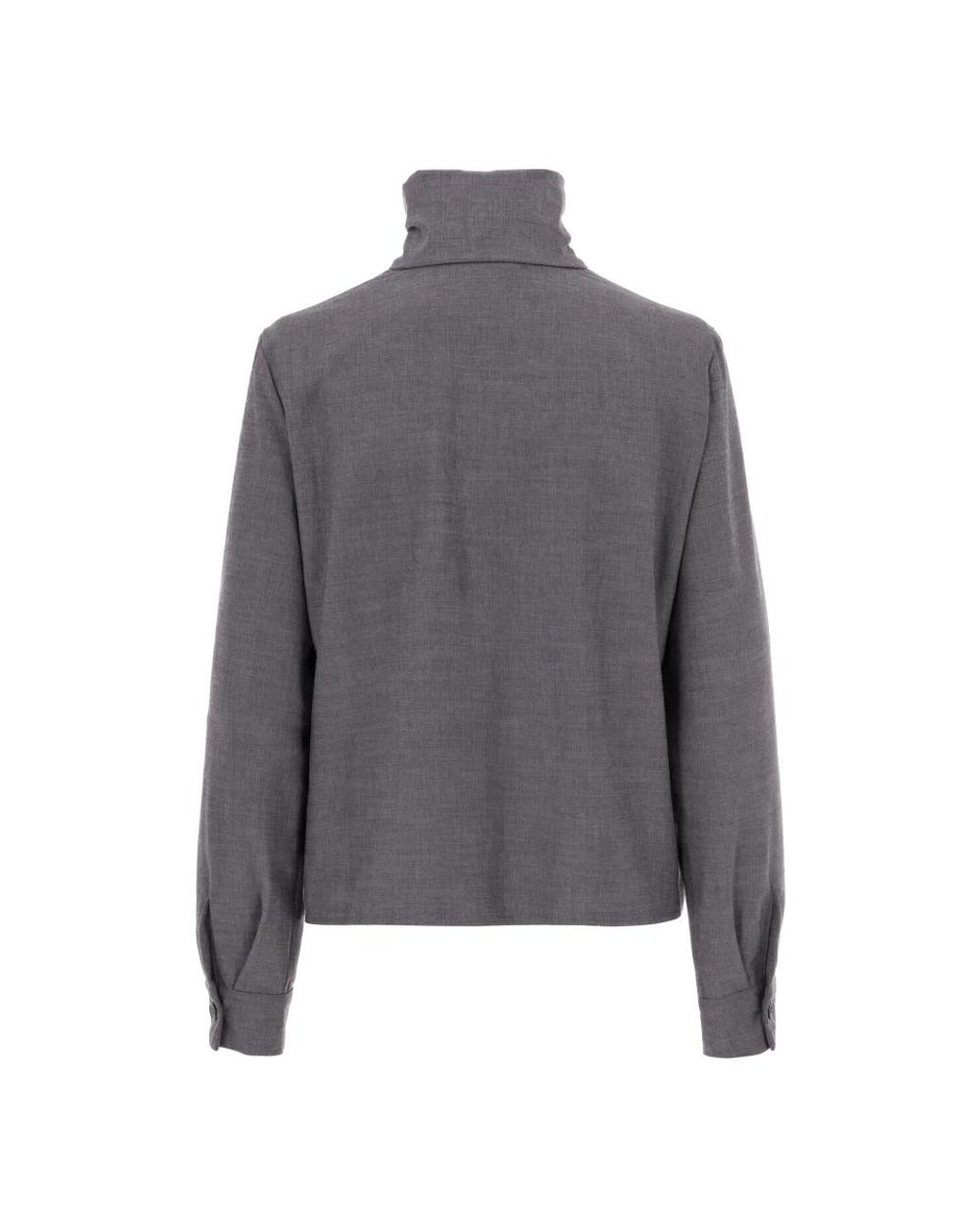 Patrizia Pepe Gray Blouses