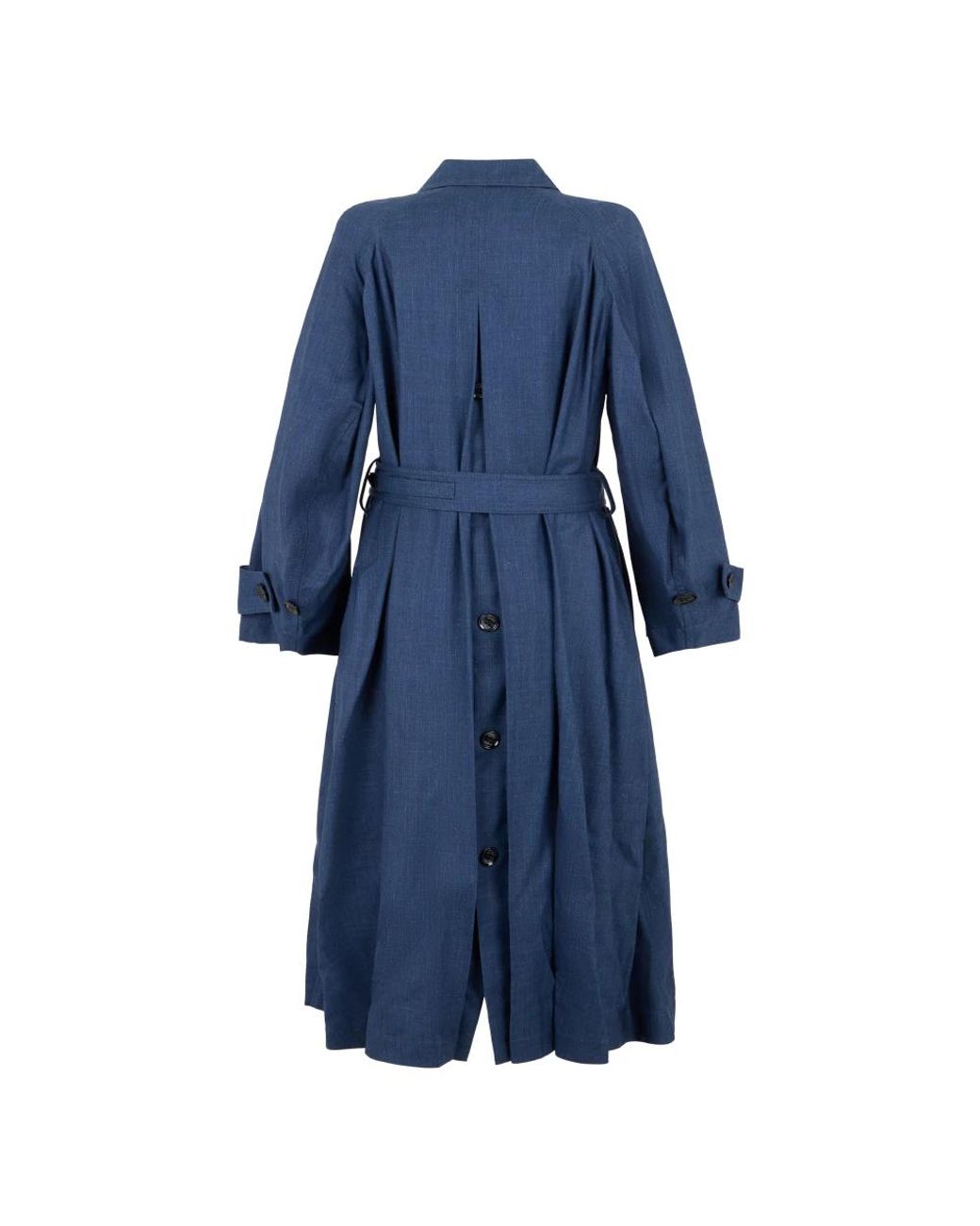 Moorer Blue Belted Coats