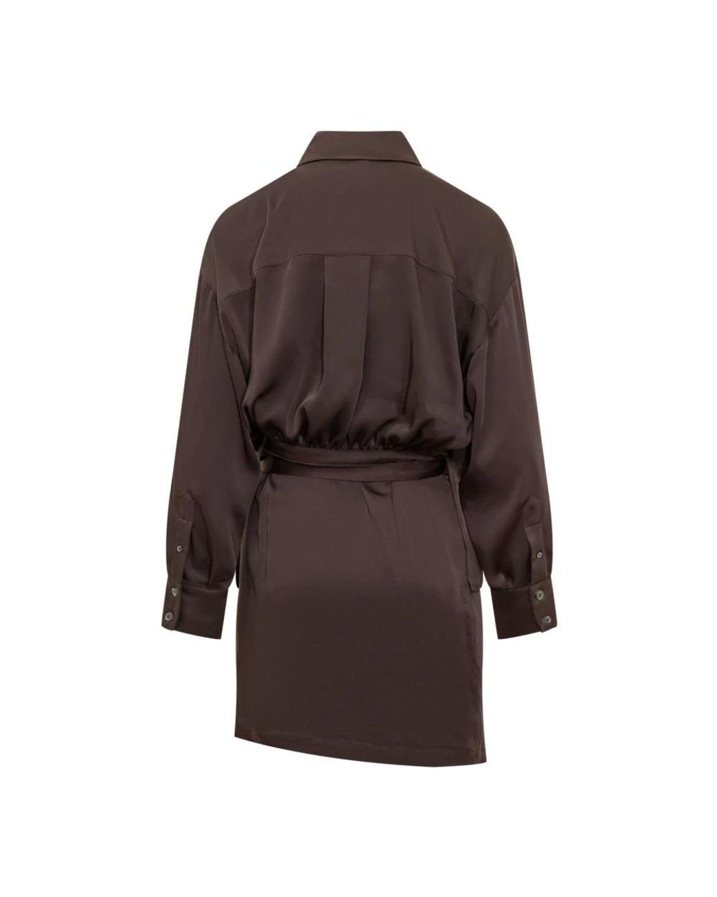 Pinko Brown Shirt Dresses