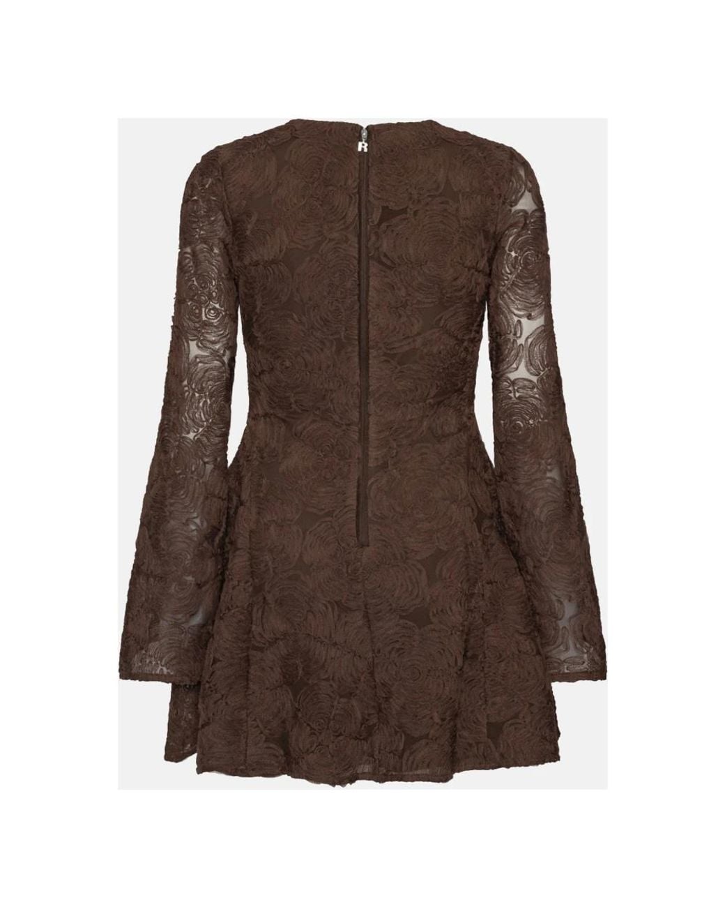 ROTATE BIRGER CHRISTENSEN Brown Short Dresses