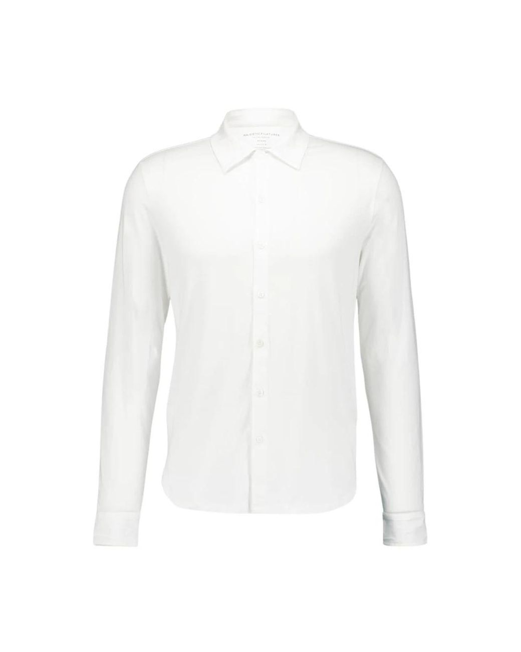 Majestic Filatures White Formal Shirts for men