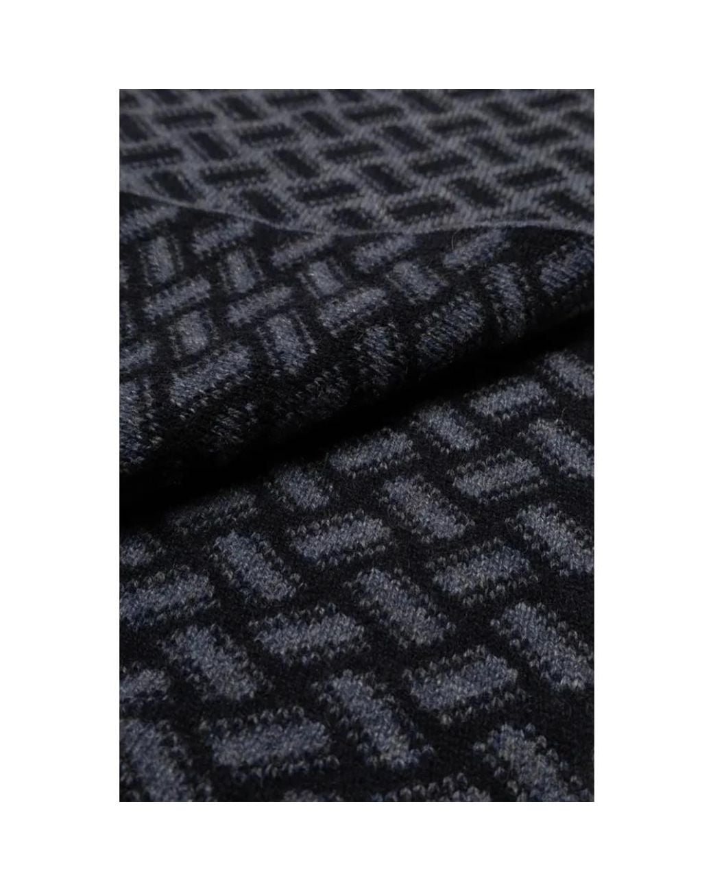 Drumohr Blue Winter Scarves for men
