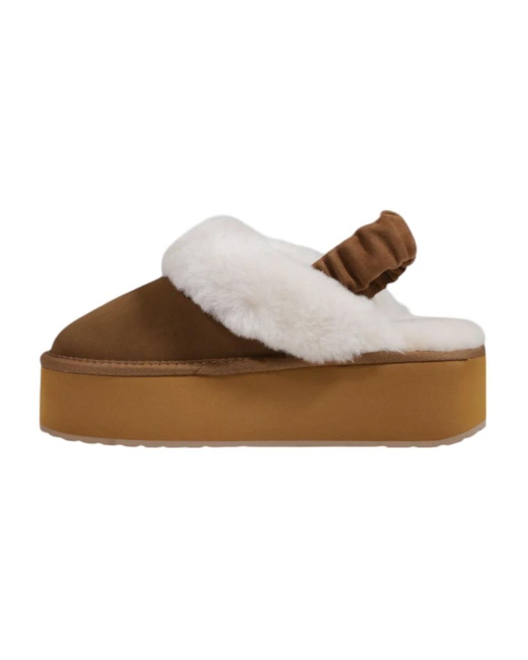 EMU Schoenen Instap Leren Schoenen Met Rubberen Zool in het Brown
