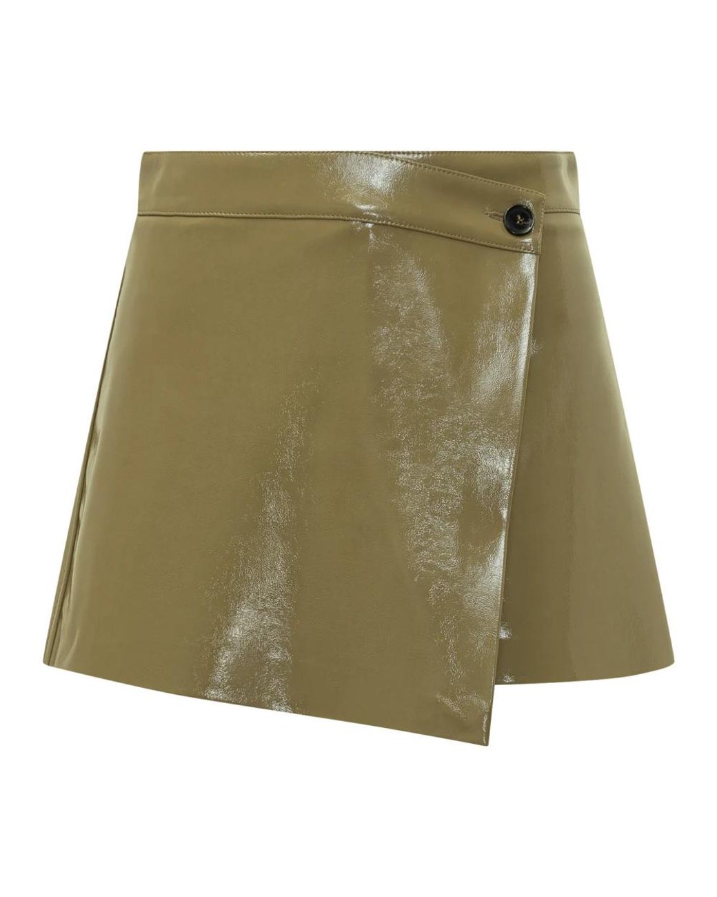 MSGM Green Short Shorts
