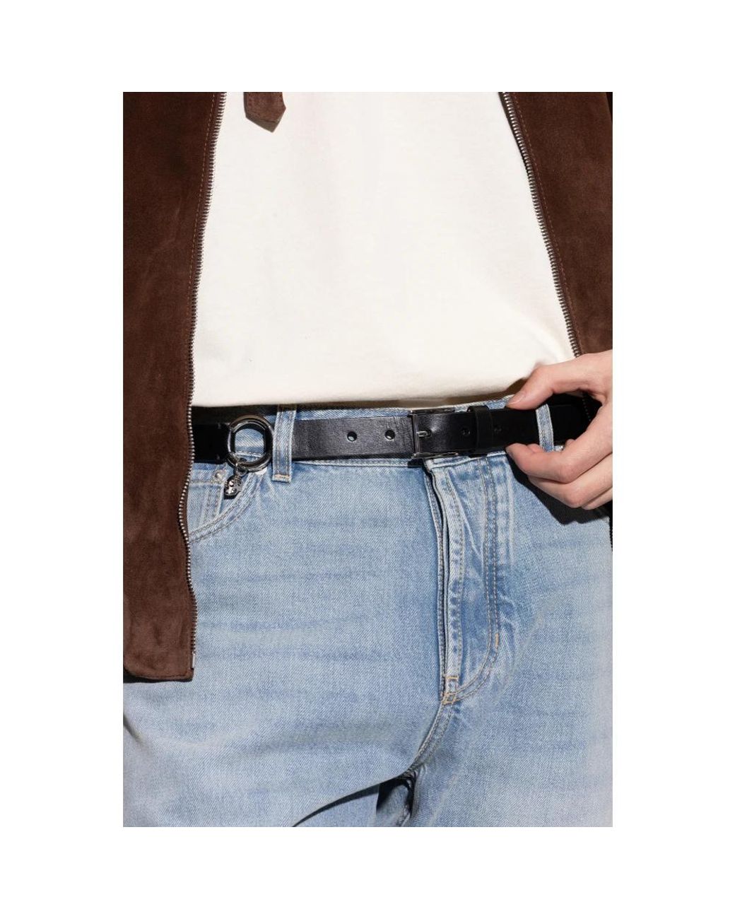 Belts McQueen de hombre de color Black