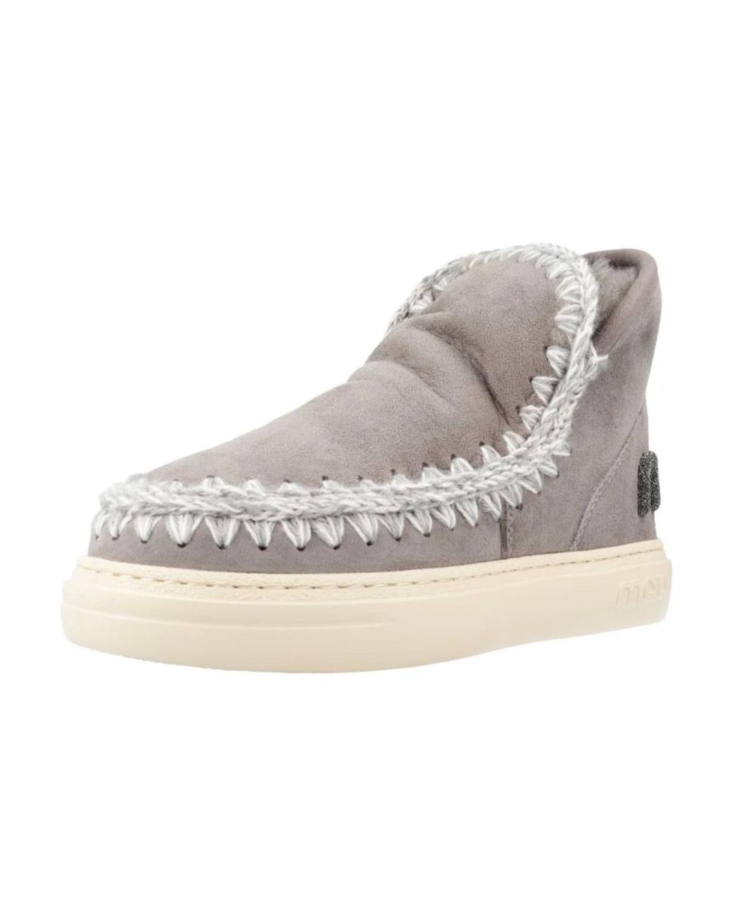 Mou Gray Skimo Sneaker Bold Glit L