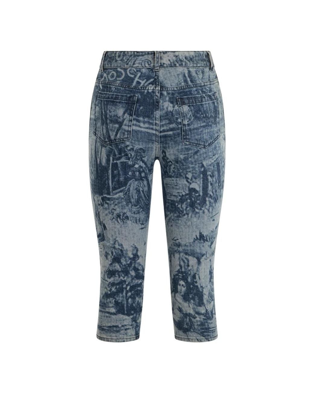 Moschino Blue Cropped Jeans