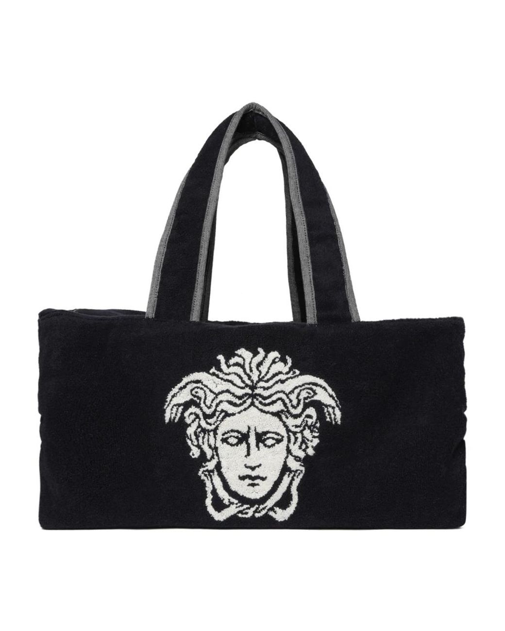 Versace Black Shopping Bags