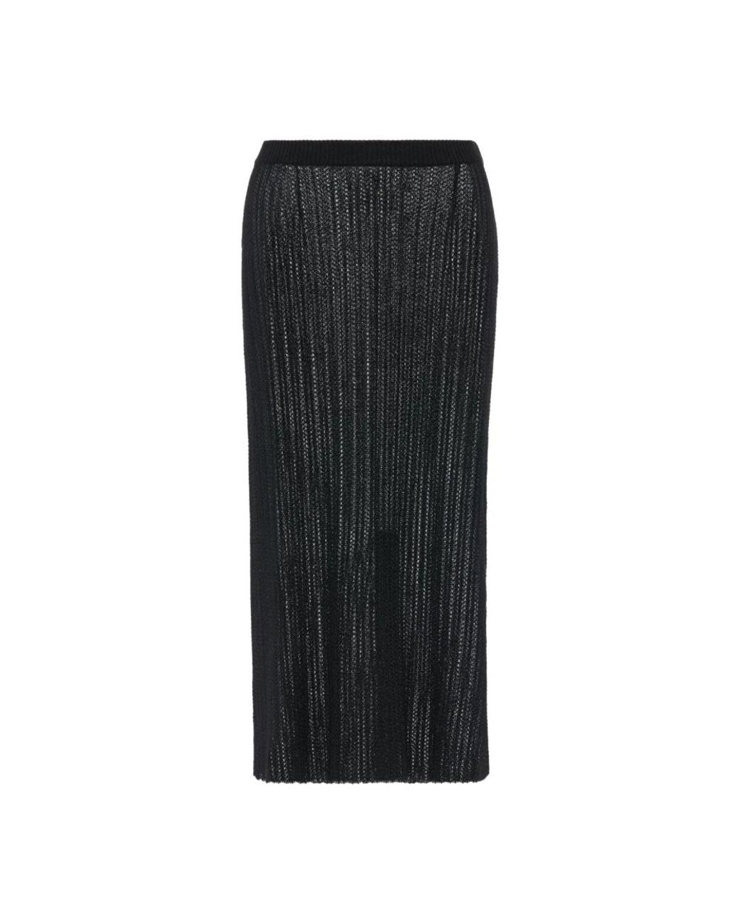 Maison Margiela Black Midi Skirts
