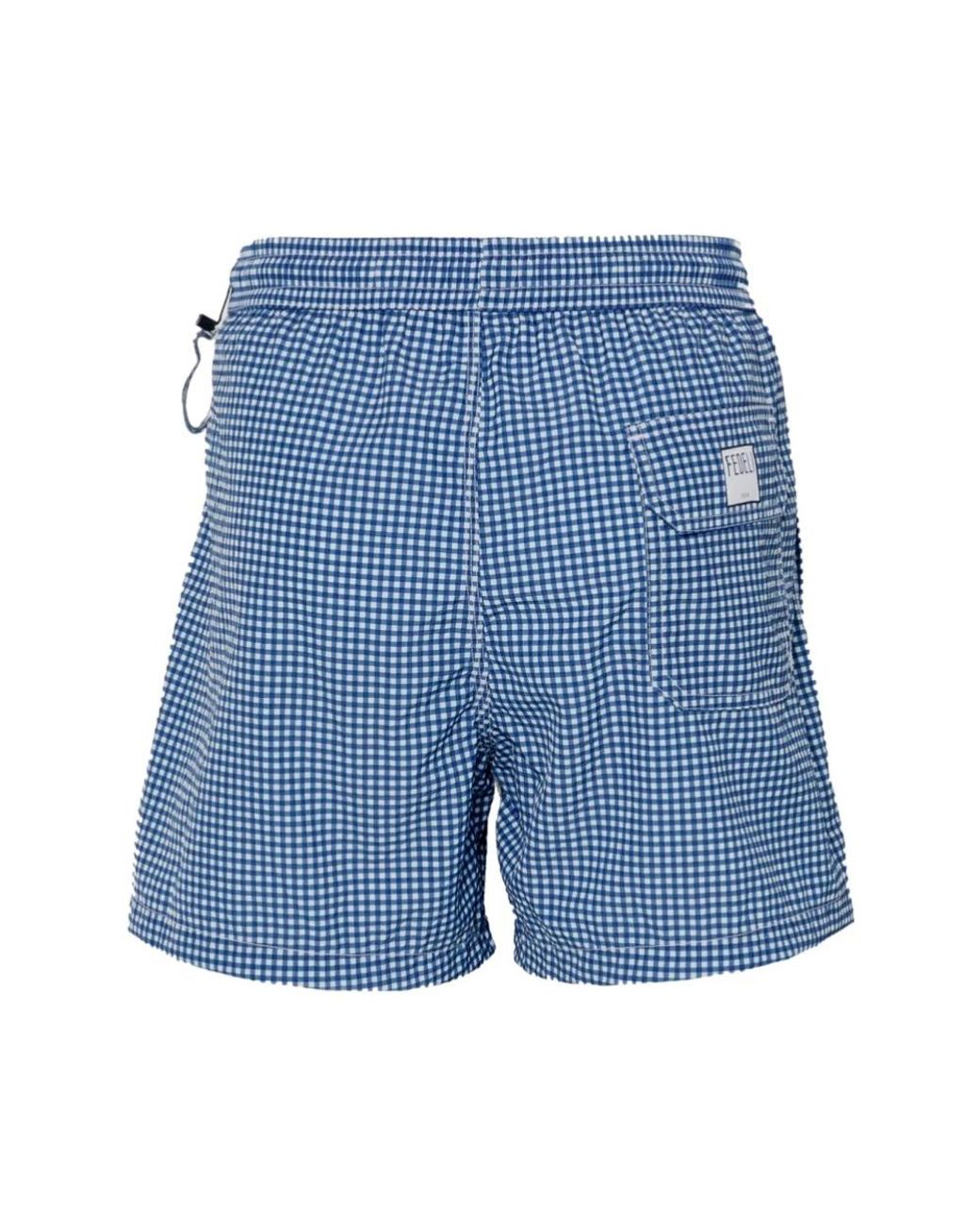 Fedeli Blue Beachwear for men