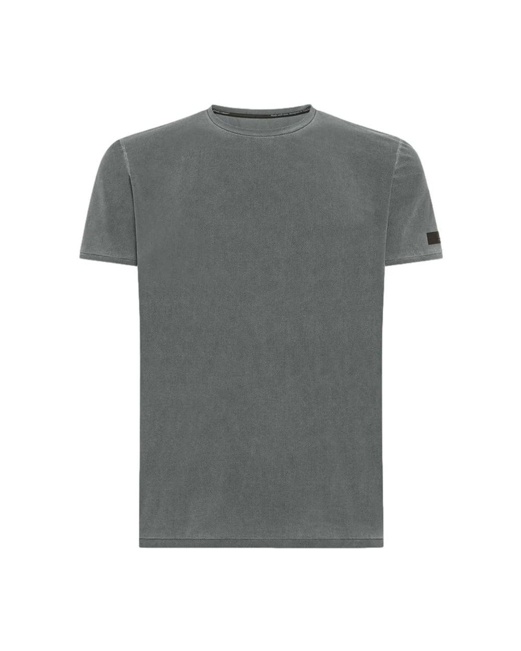 Rrd Tops ,Grijs ,Techno Wash Piqué T-Shirt in het Gray voor heren