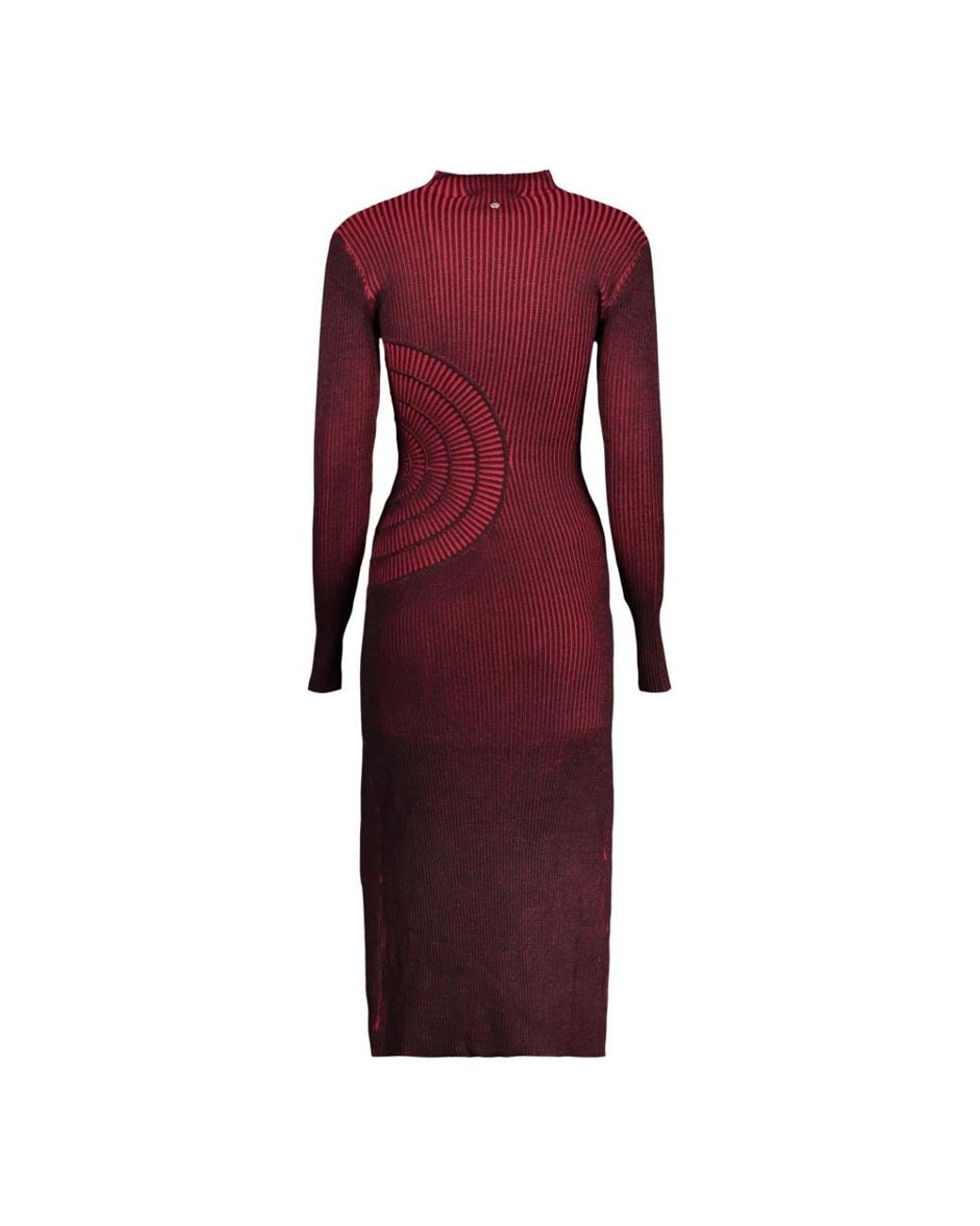 Knitted Dresses Desigual de color Red