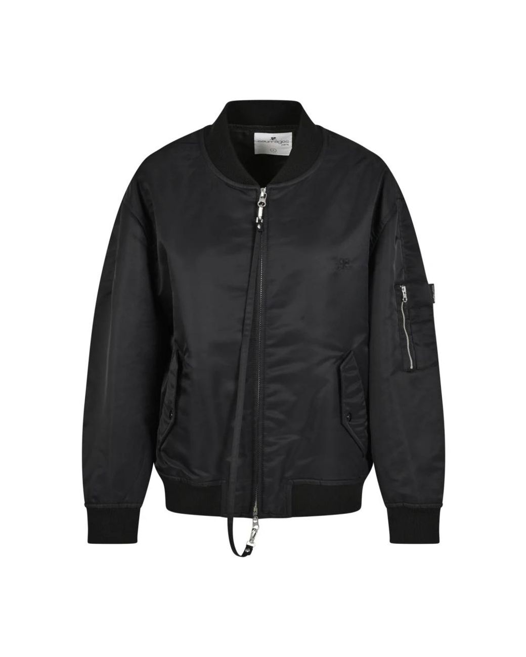 Bomber Jackets Courreges en coloris Black