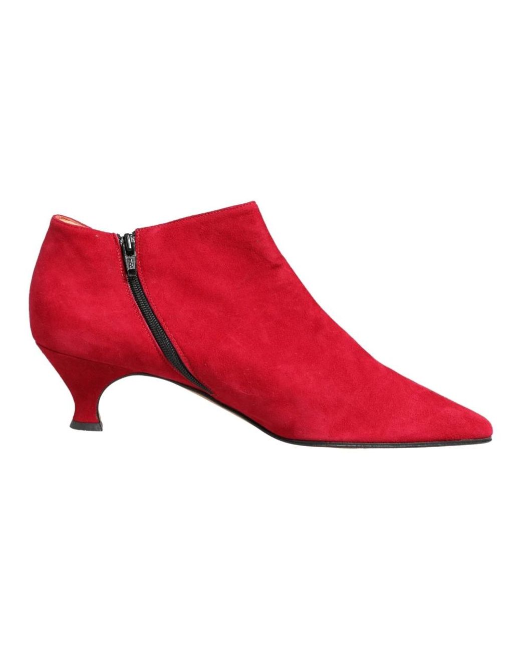 Dolce & Gabbana Red Heeled Boots