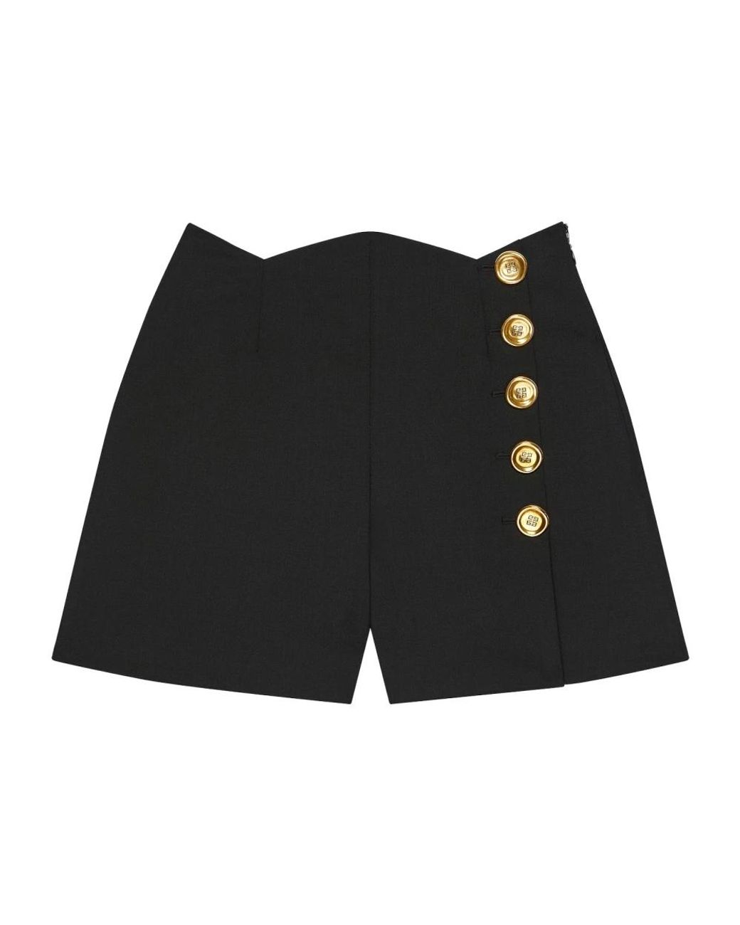 Givenchy Black Short Shorts
