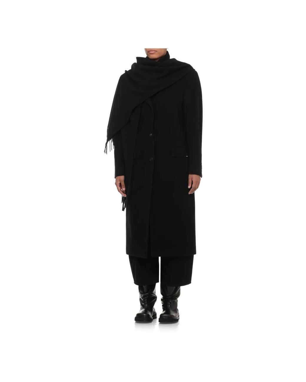 The Attico Black Single-Breasted Coats