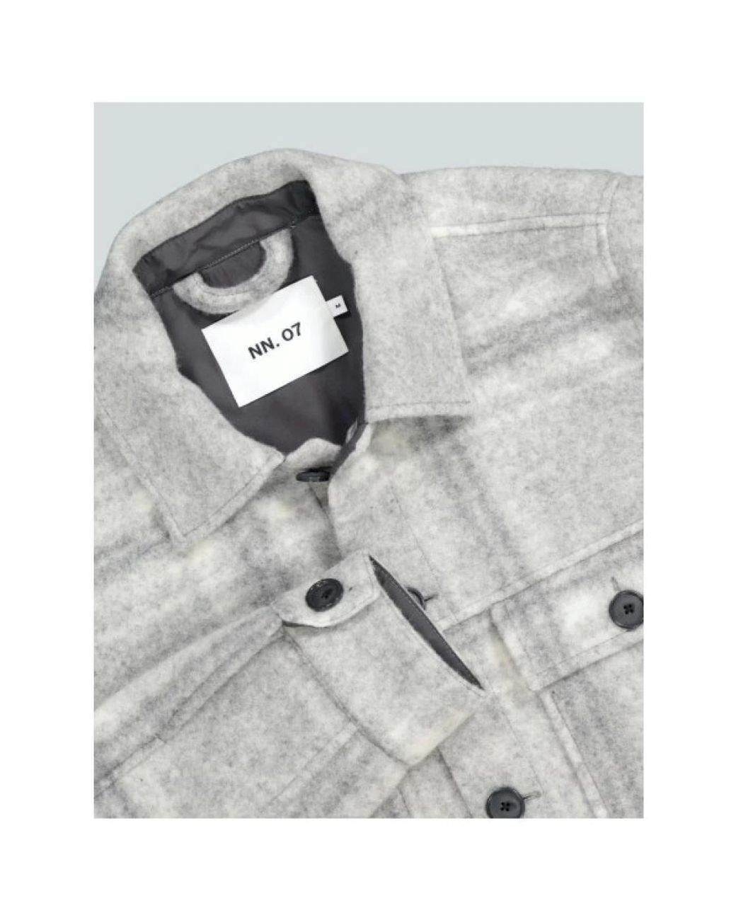 NN07 Gray Light Jackets for men