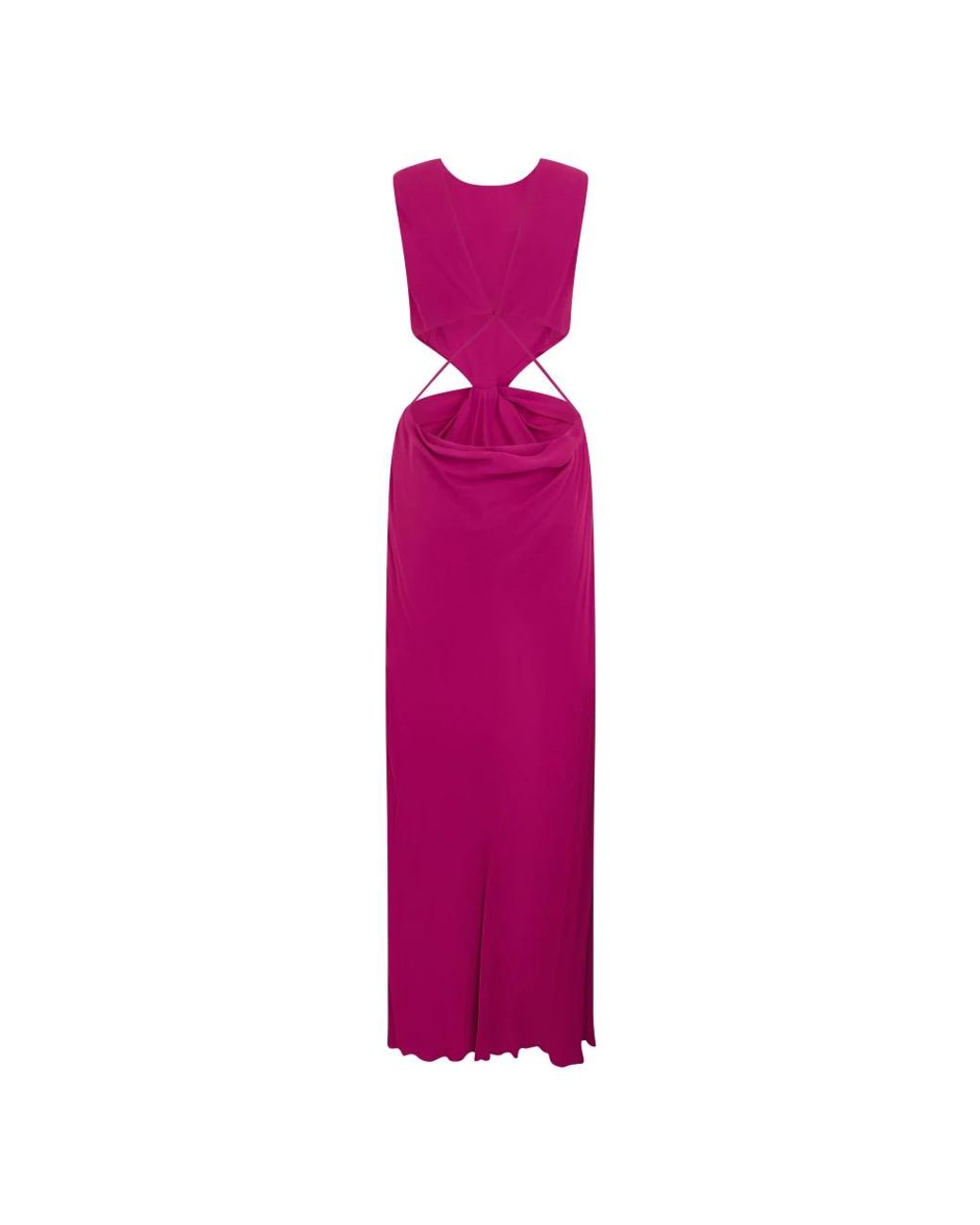 Alberta Ferretti Purple Maxi Dresses