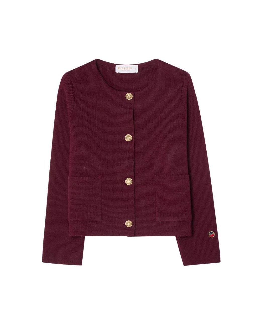 Cardigans BUSNEL en coloris Purple
