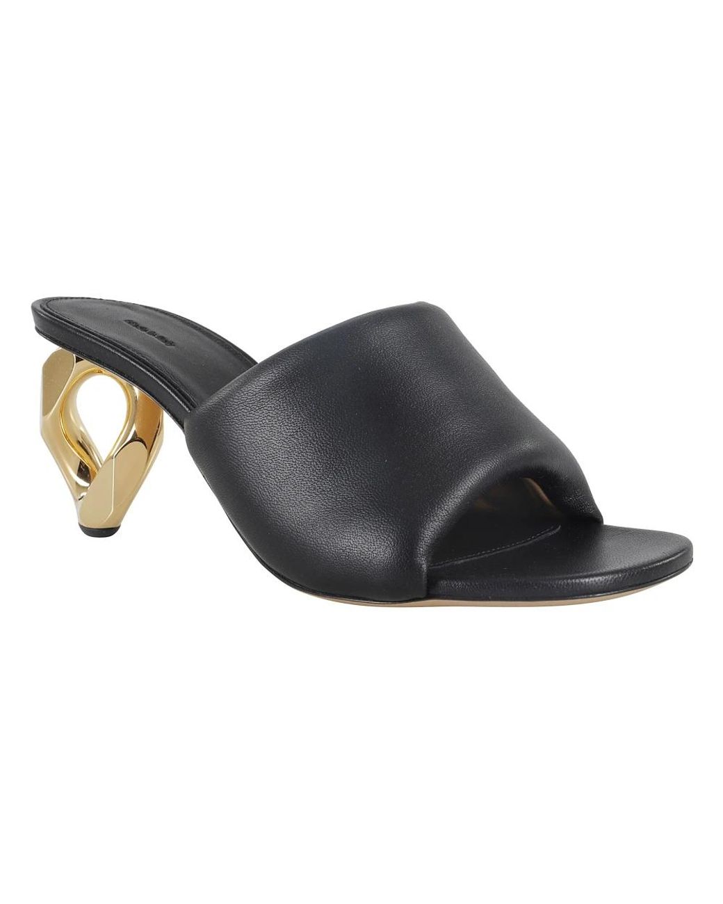 J.W. Anderson Black Heeled Mules