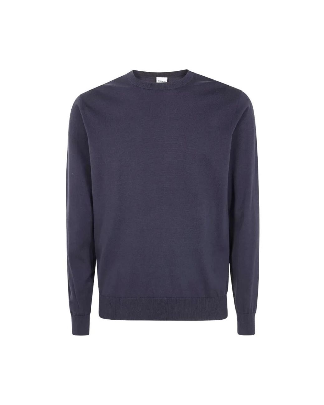 Aspesi Blue Round-Neck Knitwear for men