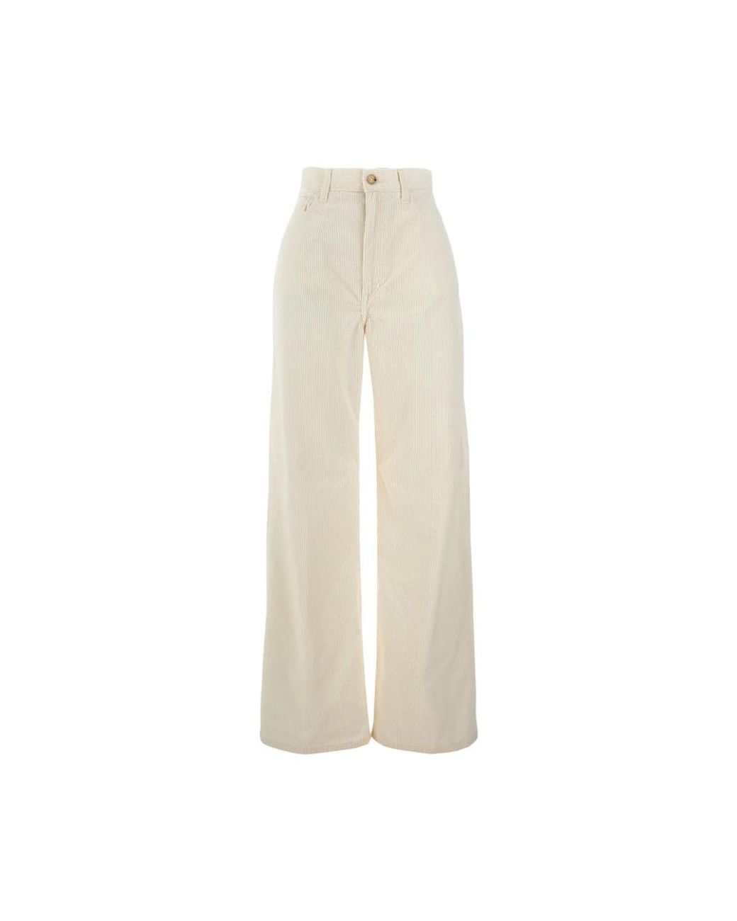 Polo Ralph Lauren White Wide Trousers