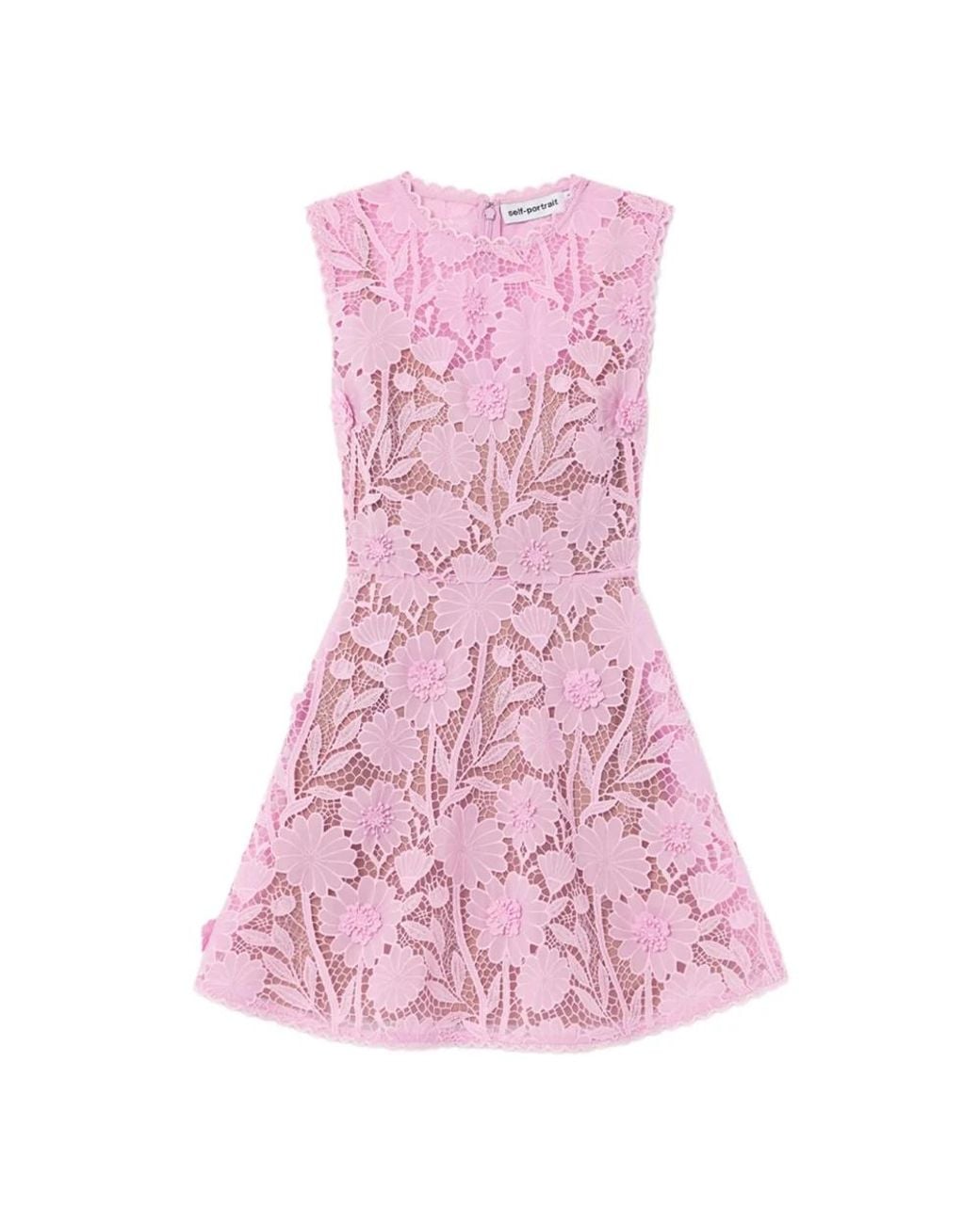 Self-Portrait Pink Short Dresses
