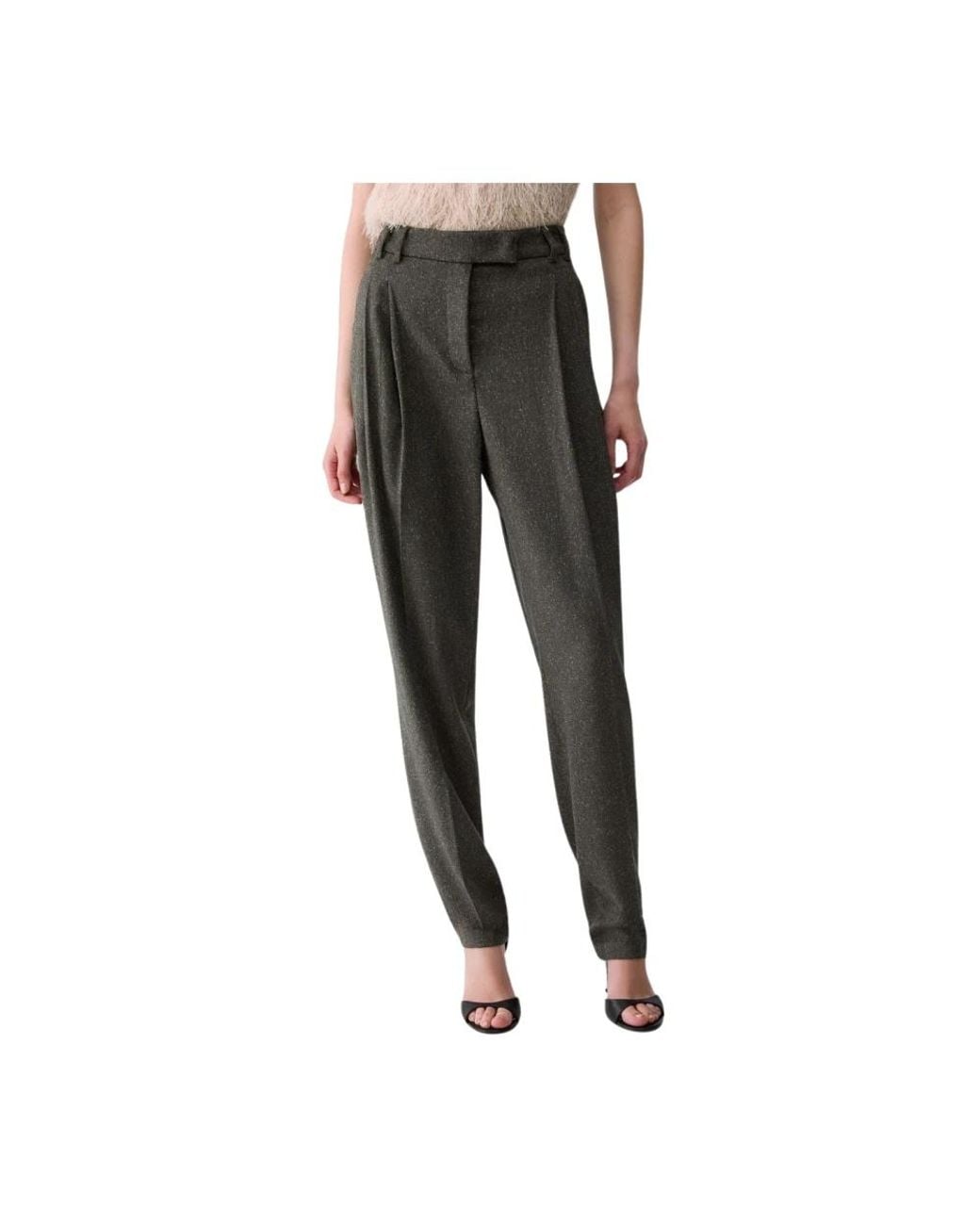 Liu Jo Black Straight Trousers