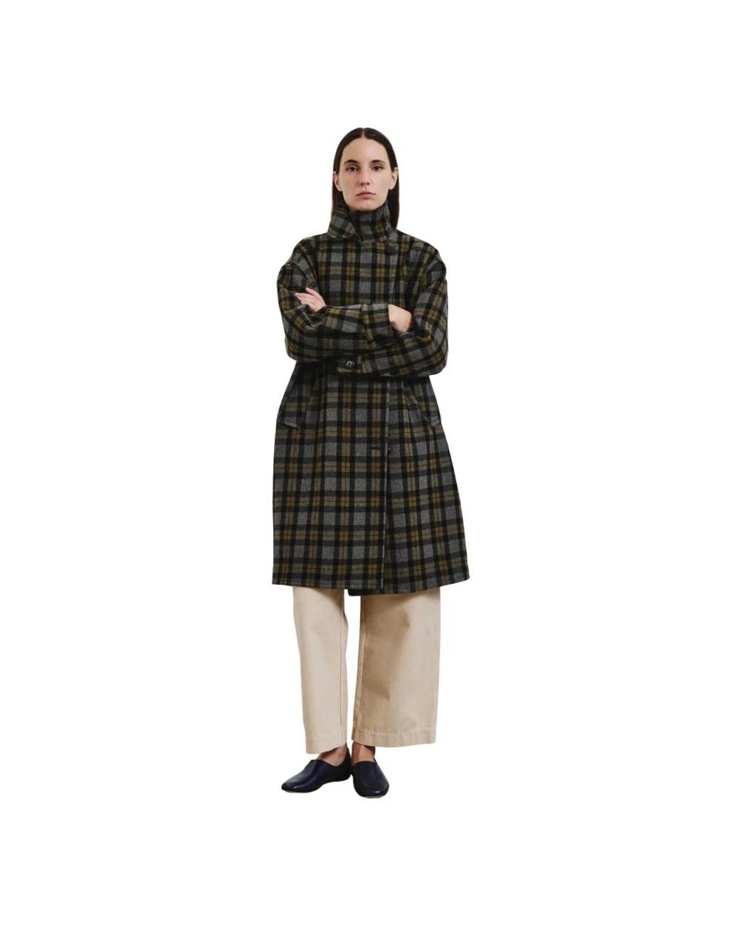 Pomandère Green Single-Breasted Coats