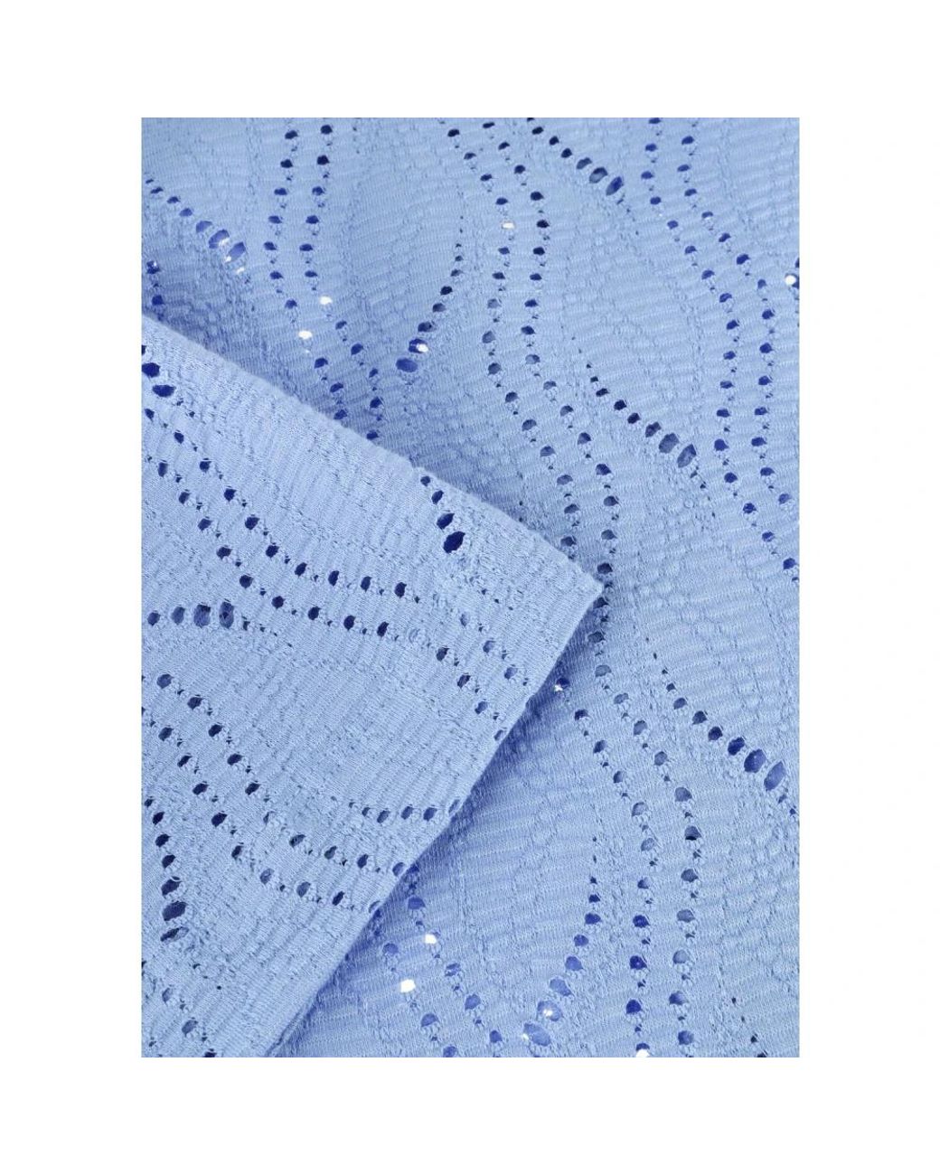 Object Blue Objava 2/4 Lo O-Neck Top
