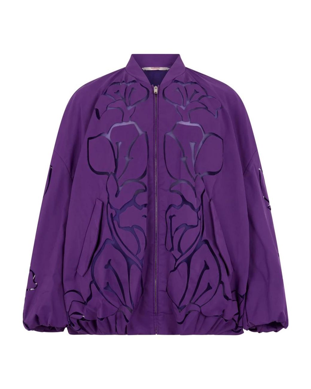 Valentino Garavani Purple Bomber Jackets for men
