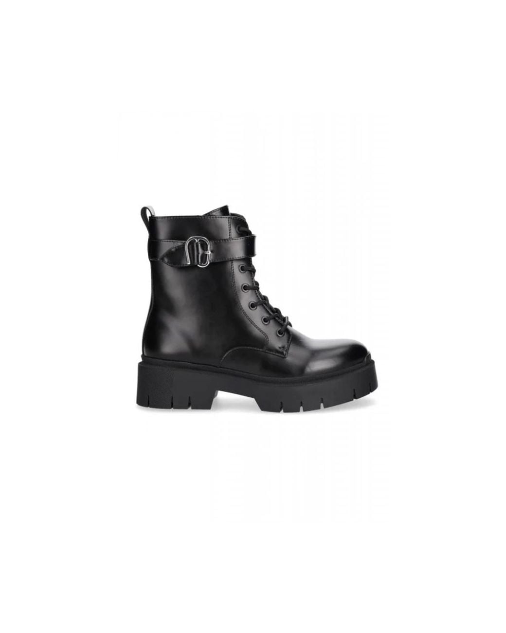 HUGO Black Lace-Up Boots