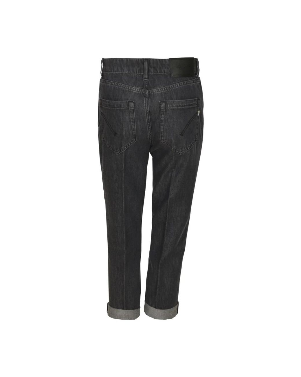 Dondup Black Cropped Jeans