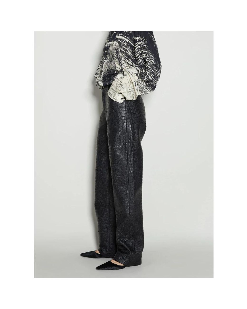 Eytys Black Wide Trousers