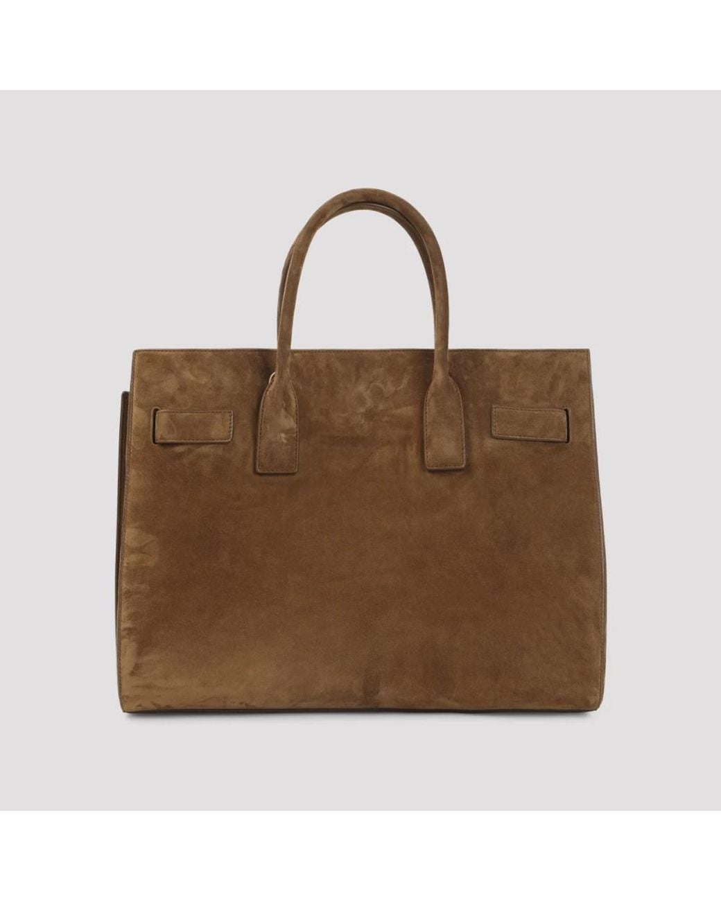 Handbags Saint Laurent de color Brown