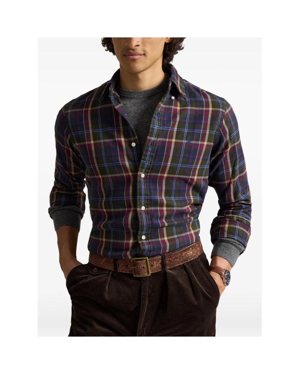 Polo Ralph Lauren Blue Casual Shirts for men