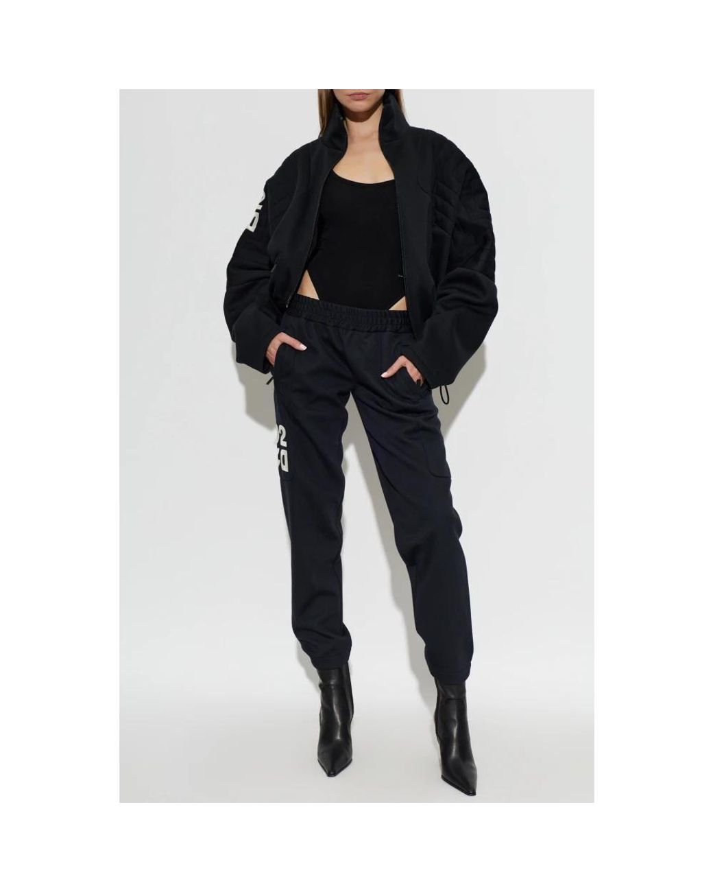 Zip-Throughs di DSquared² in Black