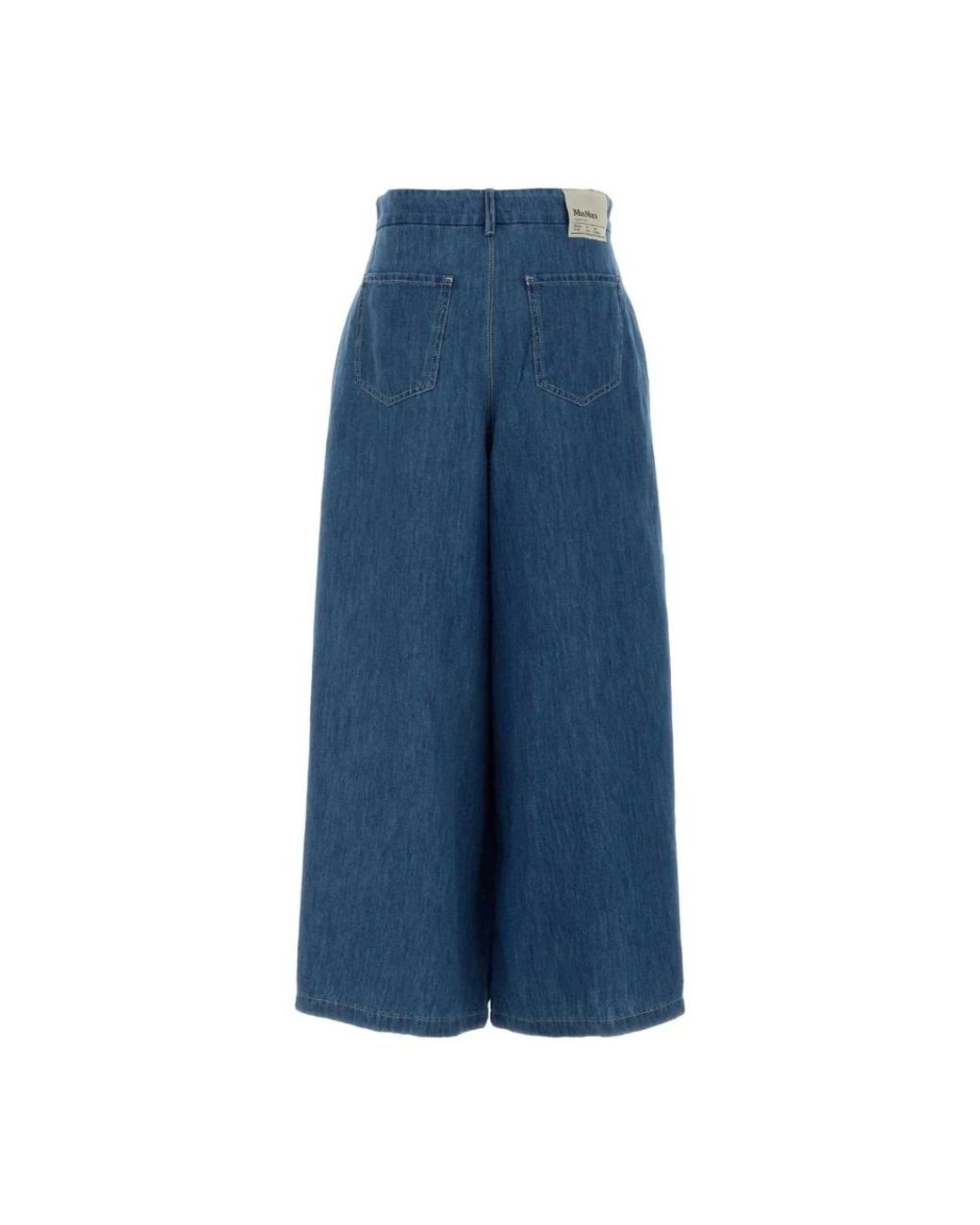 Max Mara Blue Wide Jeans